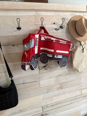 Kids costume Red and Black Fire Truck